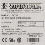 Quadritalia enclosure baying kit, brackets, gaskets, and fasteners included.-UTK700