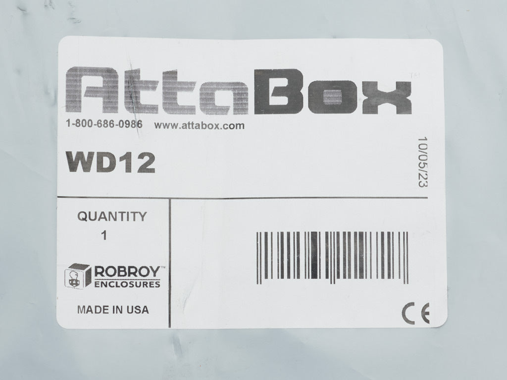 AttaBox shelf, weight distribution, 12 x 6in, aluminum. (2) screws and (2) slot nuts included.-WD12
