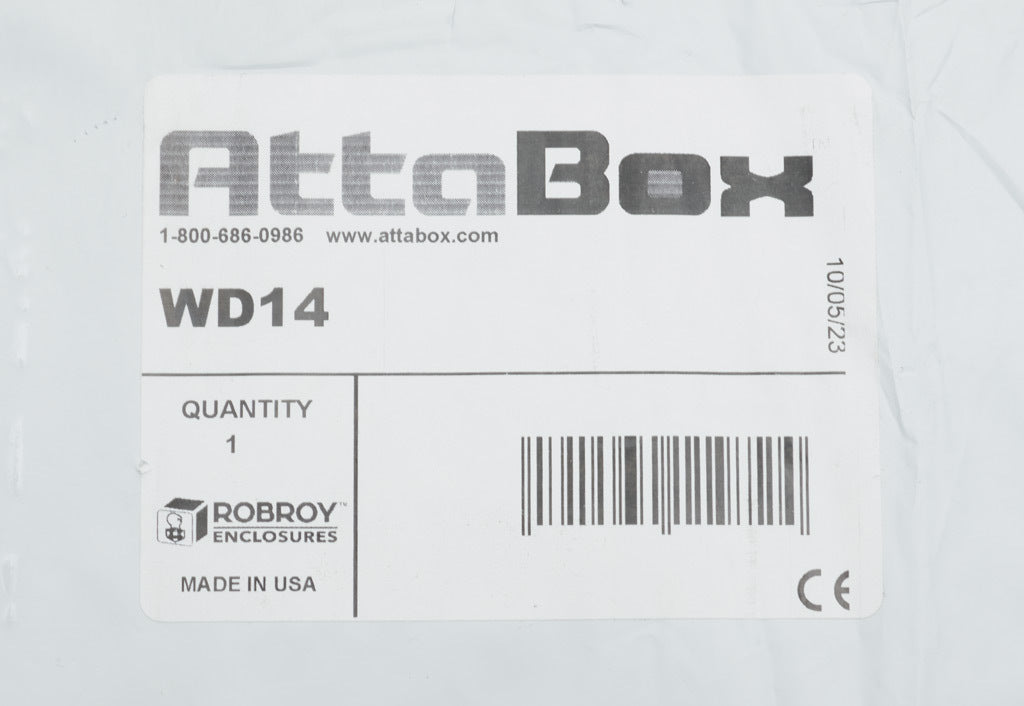 AttaBox shelf, weight distribution, 14 x 6in, aluminum. (2) screws and (2) slot nuts included.-WD14