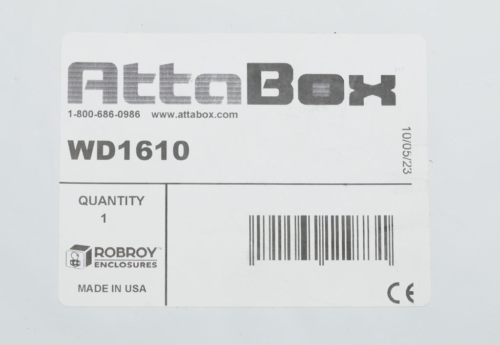 AttaBox shelf, weight distribution, 16 x 10in, aluminum. (2) screws and (2) slot nuts included.-WD1610