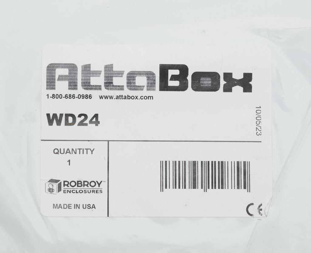 AttaBox shelf, weight distribution, 24 x 10in, aluminum. (2) screws and (2) slot nuts included.-WD24