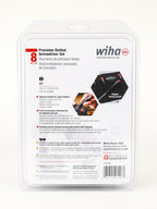 Wiha precision screwdriver set, slotted, 8 pieces, free-spinning cap.-WT26098