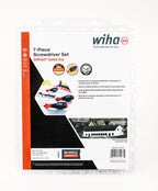 Wiha standard screwdriver set, Phillips and slotted, 7 pieces.-WT30278