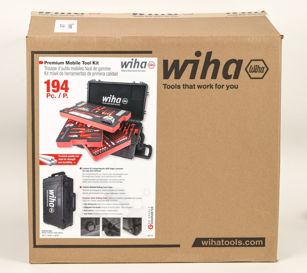 Wiha contractor set, 194 pieces.-WT92100
