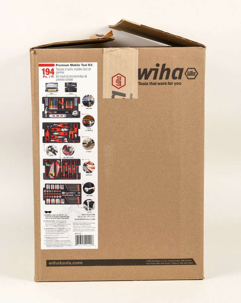 Wiha contractor set, 194 pieces.-WT92100