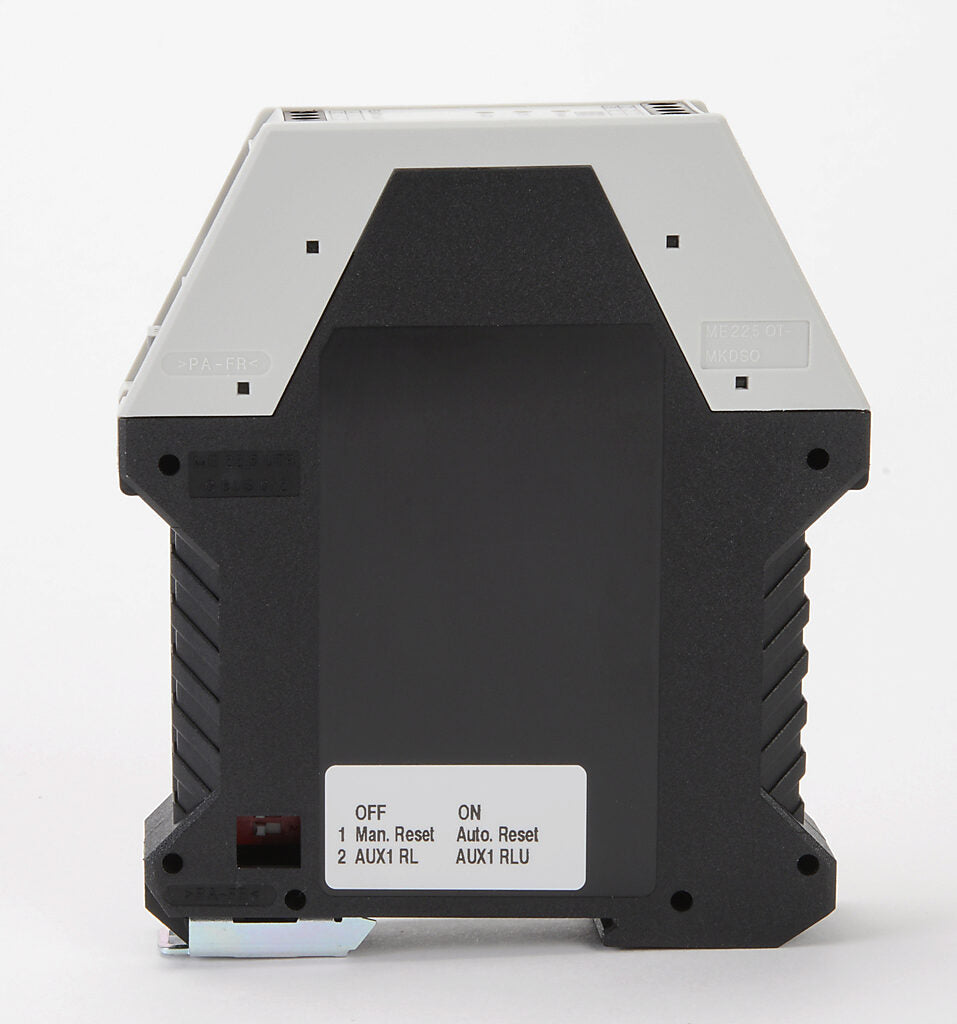 ASO Safety Solutions safety relay, safety mat/edges, 1-channel, 24 VAC/VDC or 120 VAC, (2) N.O. safety output(s), (1) N.O. monitoring output(s), fixed screw terminals.-1114-0210