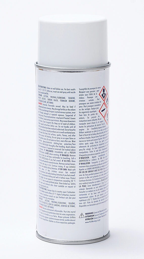 Hammond touch-up paint, 12 ounce spray, RAL 9003 white.-1413WH9003