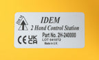 IDEM control panel, two-hand safety, die-cast aluminum, empty enclosure.-2H-240000