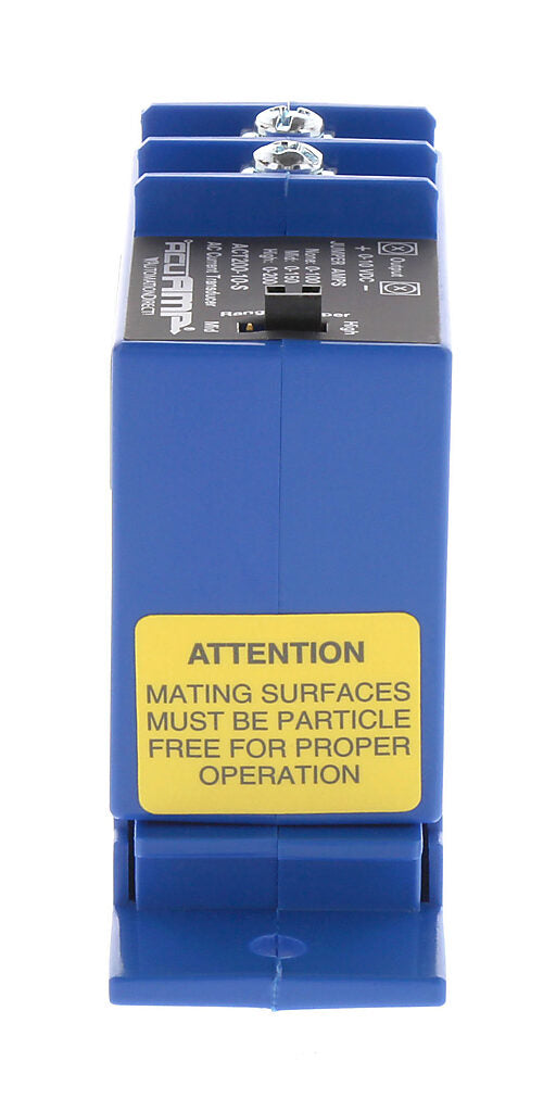 AcuAMP AC current transducer, 1-phase, split core, 0-100, 0-150, or 0-200A selectable sensing range, 0-10 VDC output.-ACT200-10-S