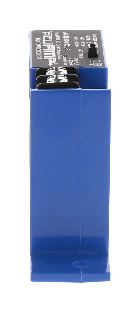 AcuAMP AC current transducer, 1-phase, fixed core, 0-100, 0-150, or 0-200A selectable sensing range, True RMS, 4-20 mA output.-ACTR200-42L-F
