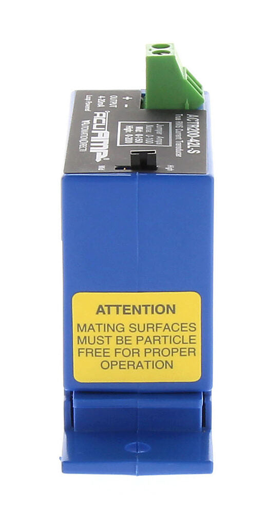 AcuAMP AC current transducer, 1-phase, split core, 0-100, 0-150, or 0-200A selectable sensing range, True RMS, 4-20 mA output.-ACTR200-42L-S