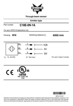 PHOTO 18MM METAL EMITTE AXIALOPTIC CBL-C18E-0N-1A