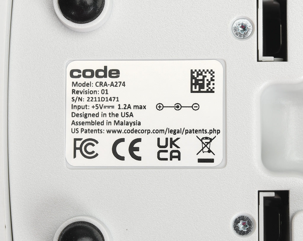 Code quad-bay battery charger, for use with Code battery CRA-B27DK-C298.-CRA-A274-P1-C298