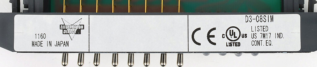 DL305 simulator input module, 8-point.-D3-08SIM