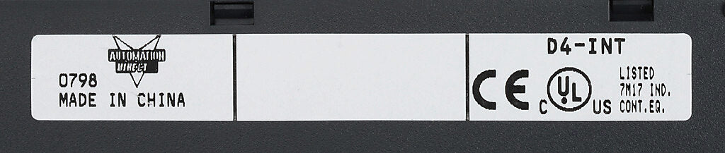 DL405 interrupt input module, 8-point, 0.67ms/point interrupt rate.-D4-INT