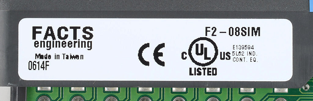 DirectLOGIC DL205 simulator input module, 8-point.-F2-08SIM
