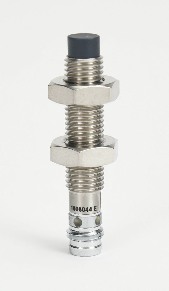 AchieVe inductive proximity sensor, tubular, 8mm diameter x 45mm body, 304 stainless steel housing, NPN, N.O. output, 2.5mm sensing distance, non-flush, 4.5 kHz switching frequency, IP67, 3-pin M8 quick-disconnect.-PAE-AN-2F