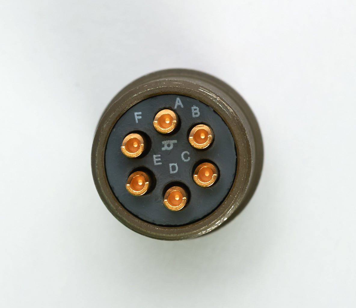 Alliance Sensors connector, PT0 6-pin solder, straight cable entry, 6-pole. For use with GHSx linear position sensors.-PT06A-10-6S-SR