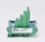 ZIPLink common terminal module, 40-pole, DIN rail mount.-ZL-RTB-COM