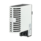 Stego enclosure heater, 30W heating capacity, touch-safe PTC resistor heating element, 120-240 VAC/VDC operating voltage, 50/60 Hz, 35mm DIN rail or panel mount.-06402.0-00