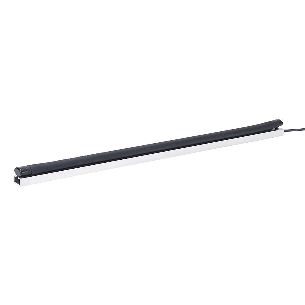 ASO Safety Solutions safety contact edge, 15 x 10mm, 1.2ft length, pigtail, 8.2ft/2.5m cable length. Aluminum mounting rail included. Preassembled with 8.2k ohm resistor for 2-wire installation.-1501-1464