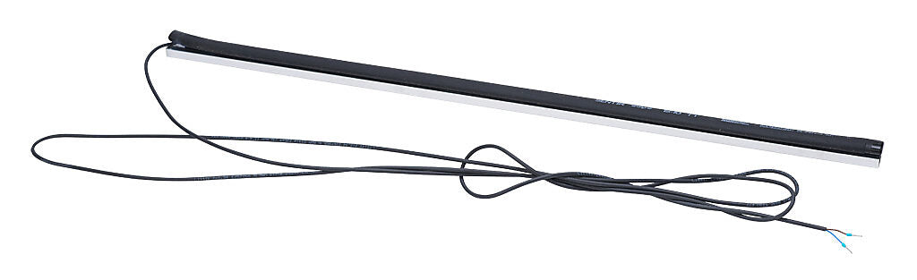 ASO Safety Solutions safety contact edge, 15 x 10mm, 2ft length, pigtail, 8.2ft/2.5m cable length. Aluminum mounting rail included. Preassembled with 8.2k ohm resistor for 2-wire installation.-1501-1467
