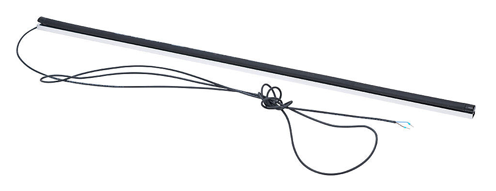 ASO Safety Solutions safety contact edge, 15 x 10mm, 2.5ft length, pigtail, 8.2ft/2.5m cable length. Aluminum mounting rail included. Preassembled with 8.2k ohm resistor for 2-wire installation.-1501-1468