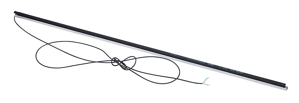ASO Safety Solutions safety contact edge, 15 x 10mm, 3.5ft length, pigtail, 8.2ft/2.5m cable length. Aluminum mounting rail included. Preassembled with 8.2k ohm resistor for 2-wire installation.-1501-1470