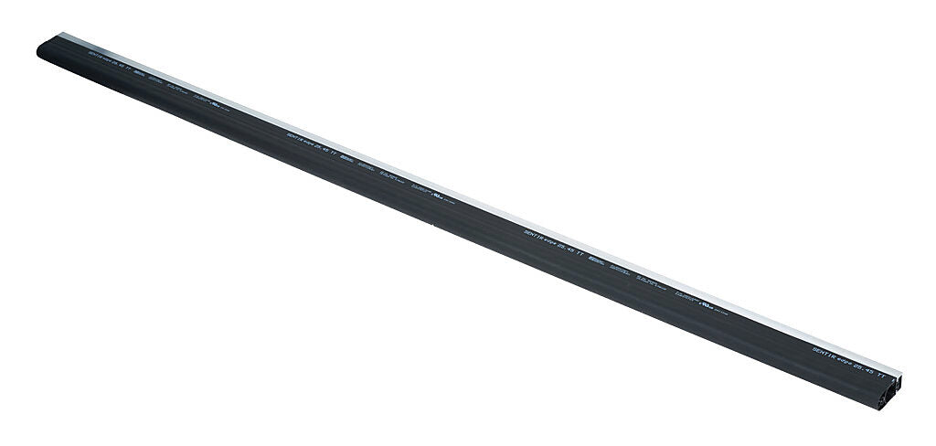 ASO Safety Solutions safety contact edge, 25 x 45mm, 5ft length. Aluminum mounting rail included. Purchase required end caps separately.-1502-2114