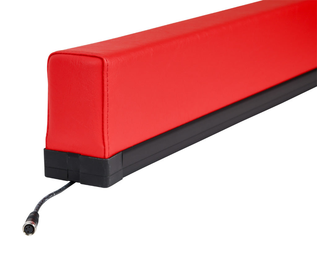 ASO Safety Solutions safety contact bumper, 60 x 100mm, 5ft length, red, (1) 3-pin male M8 connector and (1) 3-pin female M8 connector, 4.7in/120mm cable length. Aluminum mounting rail included.-1701-6260