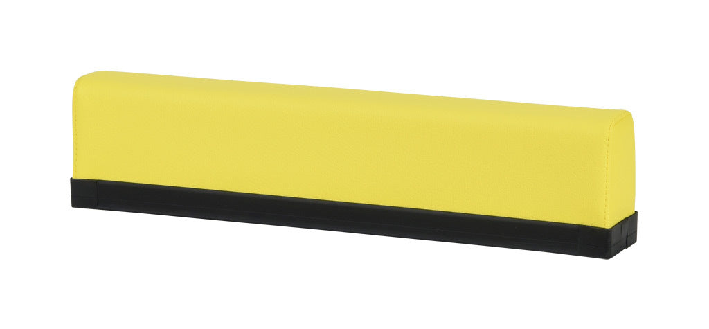 ASO Safety Solutions safety contact bumper, 60 x 100mm, 1.5ft length, yellow, (1) 3-pin male M8 connector and (1) 3-pin female M8 connector, 4.7in/120mm cable length. Aluminum mounting rail included.-1701-6280