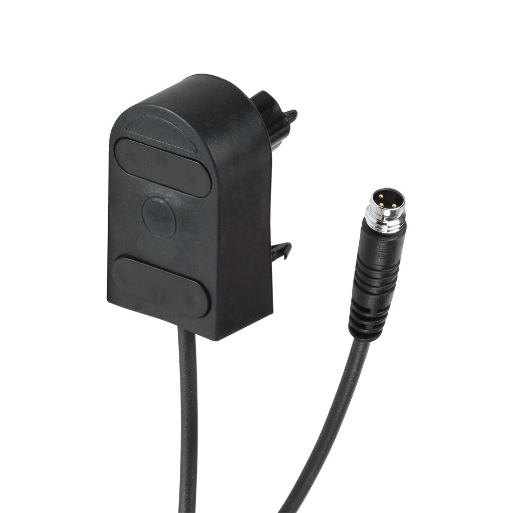 ASO Safety Solutions safety contact edge end cap, 1.6ft/0.5m cable length, 3-pin male M8. For use with 25 x 45mm safety contact edge.-1804-1376