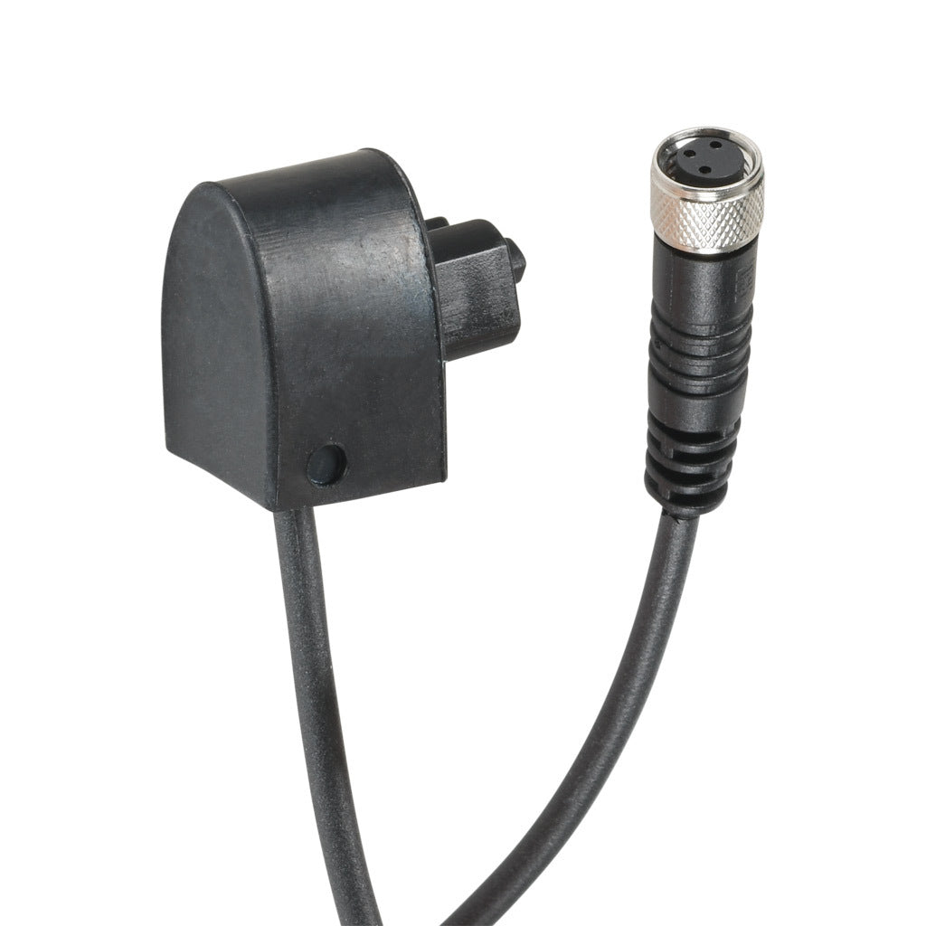 ASO Safety Solutions safety contact edge end cap, 1.6ft/0.5m cable length, 3-pin female M8. For use with 15 x 25mm safety contact edge.-1804-3731