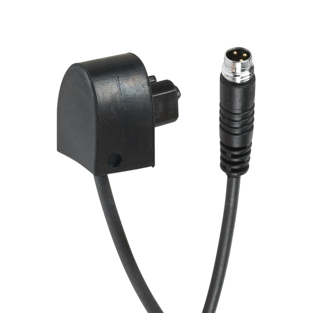 ASO Safety Solutions safety contact edge end cap, 1.6ft/0.5m cable length, 3-pin male M8. For use with 15 x 25mm safety contact edge.-1804-3741