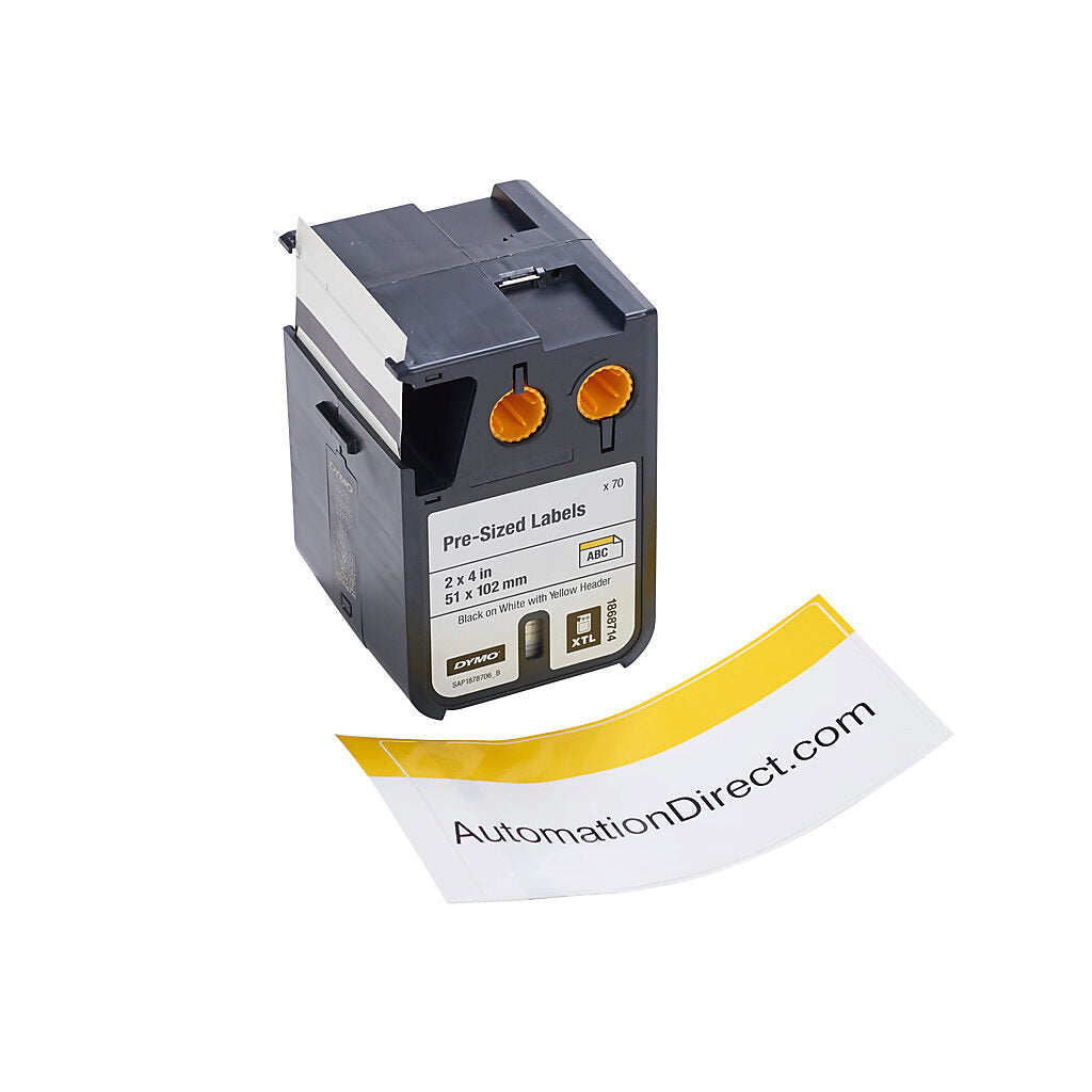 Dymo Pre-sized Label Cartridge: for XTL 500 series label maker (PN ...