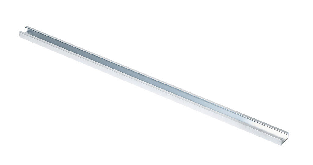 ASO Safety Solutions contact edge mounting rail, aluminum, 2ft length. For use with safety contact edges.-2002-0231
