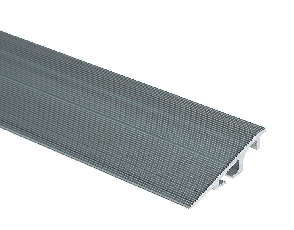ASO Safety Solutions contact mat trim kit, aluminum. For use with 36 x 60in safety mats. Includes (4) trim corners and (4) mat trim pieces.-2010-0085