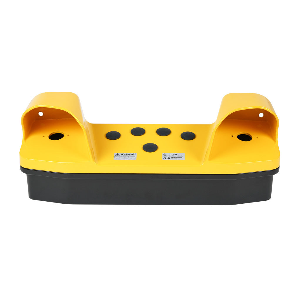 IDEM control panel, two-hand safety, die-cast aluminum, empty enclosure.-2H-240000