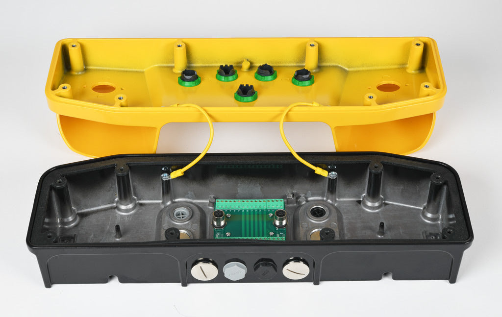 IDEM control panel, two-hand safety, die-cast aluminum, empty enclosure.-2H-240000