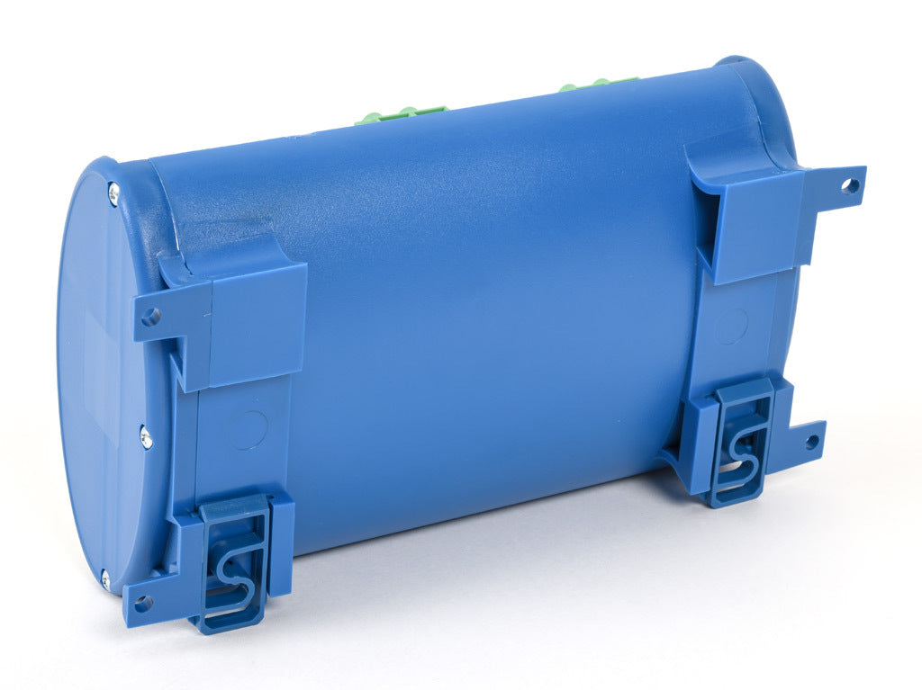 AcuAMP AC voltage transducer, 3-phase, 0-300 VAC line-to-line sensing range, True RMS, (4) 4-20 mA and (1) relay, SPST-N.O. output, 0.5A @ 125 VAC, 1A @ 30 VDC output rating, phase loss @ 180 VAC non-adjustable trip point, 120 VAC operating voltage.-3VACT300-LL-42-120A