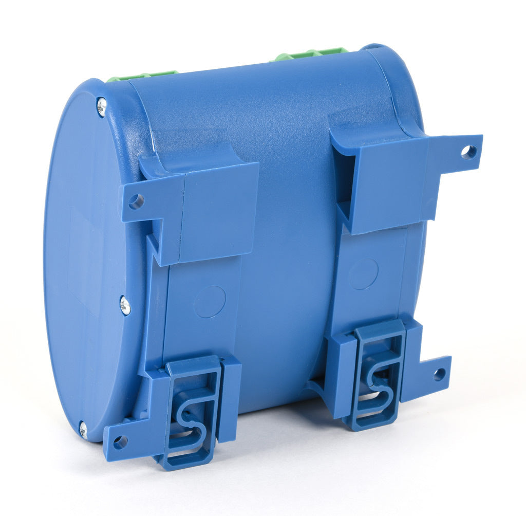 AcuAMP AC voltage transducer, 3-phase, 0-600 VAC line-to-line sensing range, True RMS, (4) 4-20 mA and (1) relay, SPST-N.O. output, 0.5A @ 125 VAC, 1A @ 30 VDC output rating, phase loss @ 360 VAC non-adjustable trip point, 24 VAC/VDC operating voltage.-3VACT600-LL-42-24
