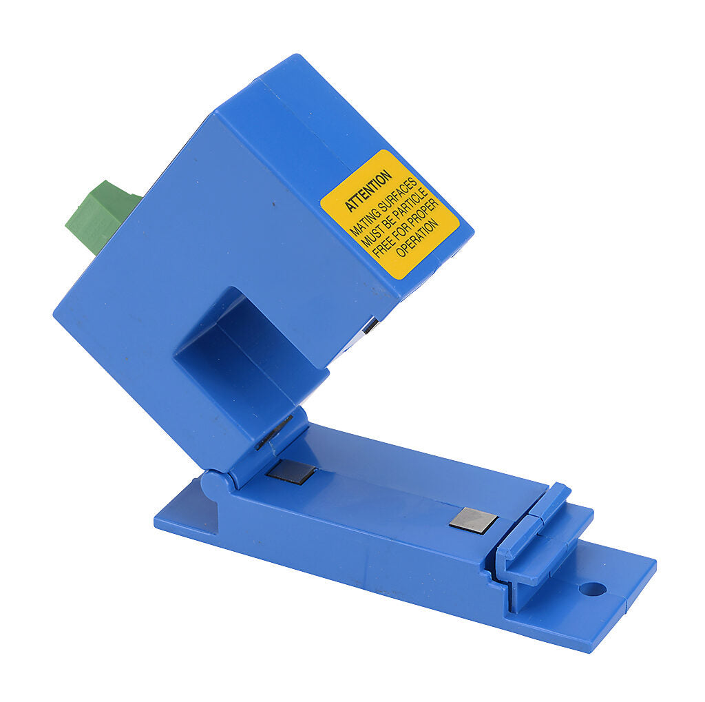 AcuAMP AC current switch, split core, 0-150A sensing range, 50-100A adjustable trip point, single-turn scaled potentiometer, solid state switch, N.O. output, 0.15A @ 240 VAC/VDC output rating.-ACSL100-AE-S
