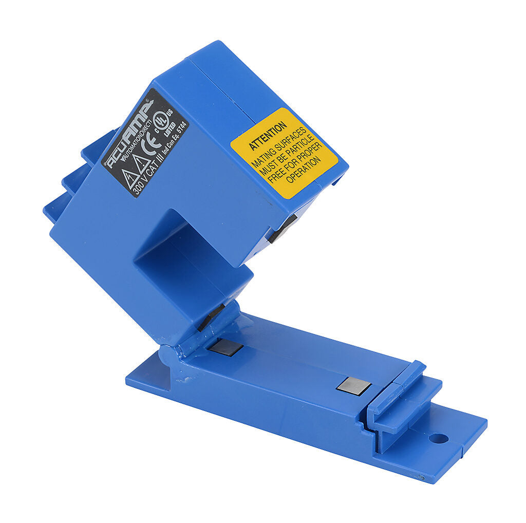 AcuAMP AC current switch, split core, 0-250A sensing range, 1.25A non-adjustable trip point, solid state switch, N.O. output, 0.15A @ 240 VAC/VDC output rating.-ACSN250-AE-S