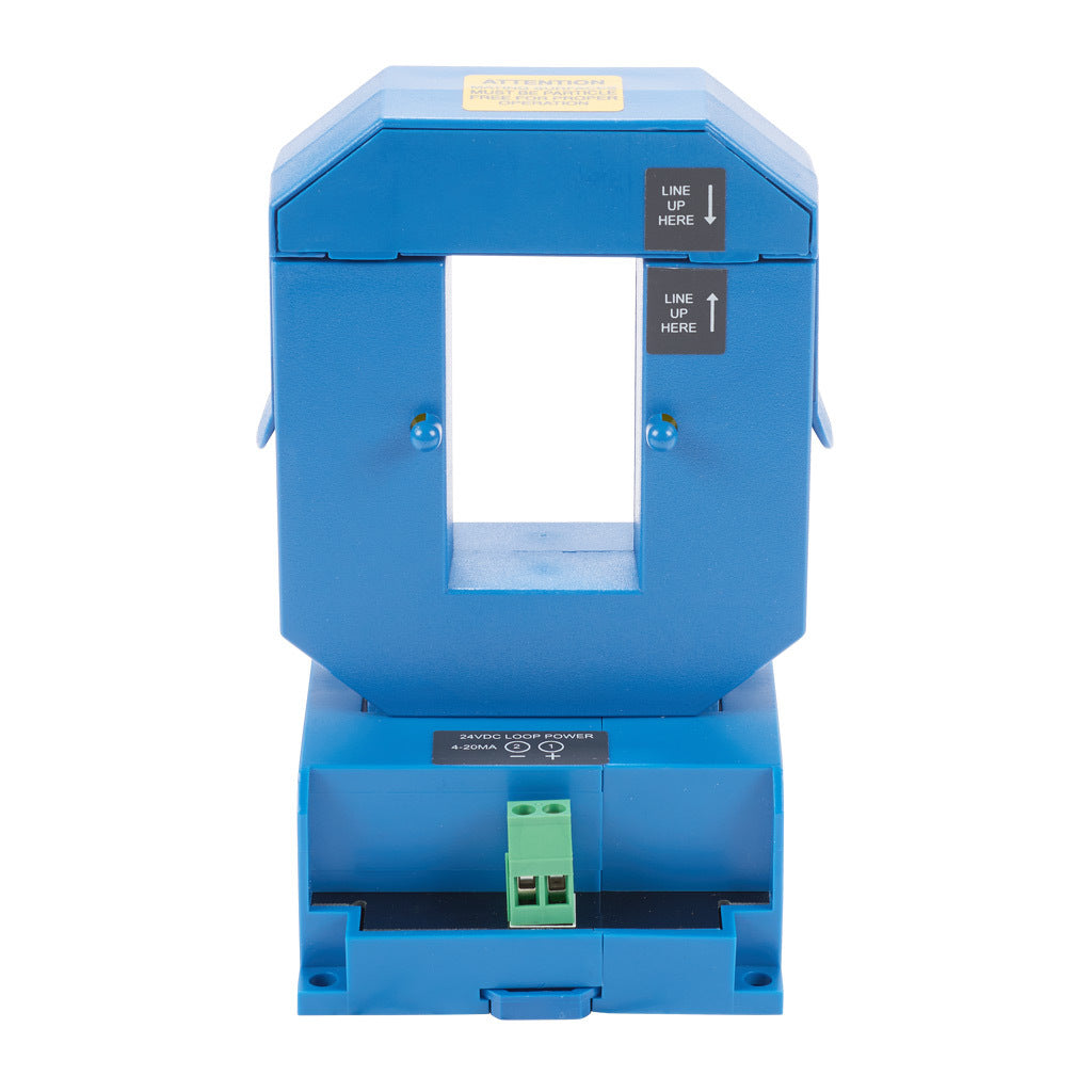 AcuAMP AC current transducer, 1-phase, split core, 0-400A sensing range, 4-20 mA output.-ACT400-42L-S