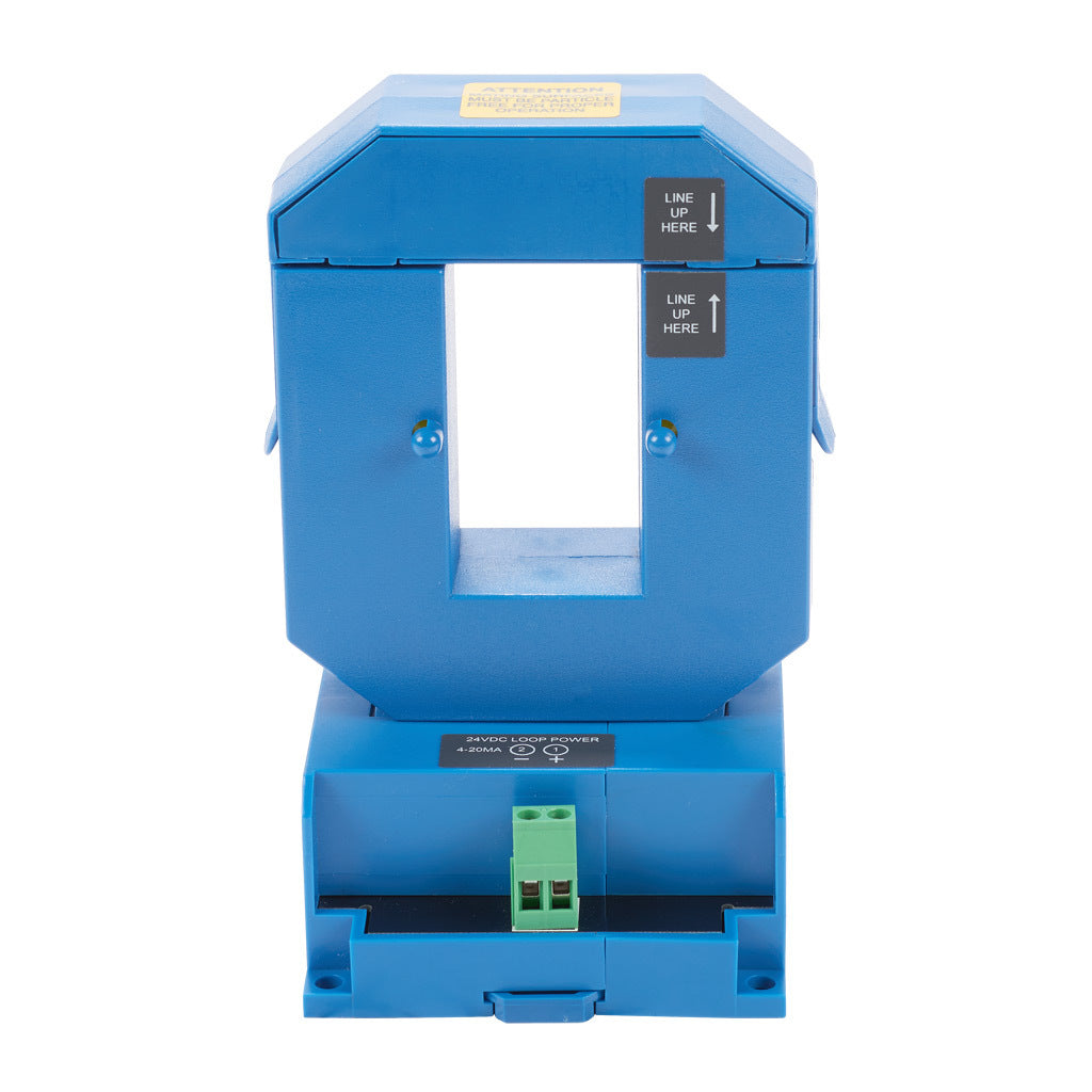 AcuAMP AC current transducer, 1-phase, split core, 0-600A sensing range, 4-20 mA output.-ACT600-42L-S
