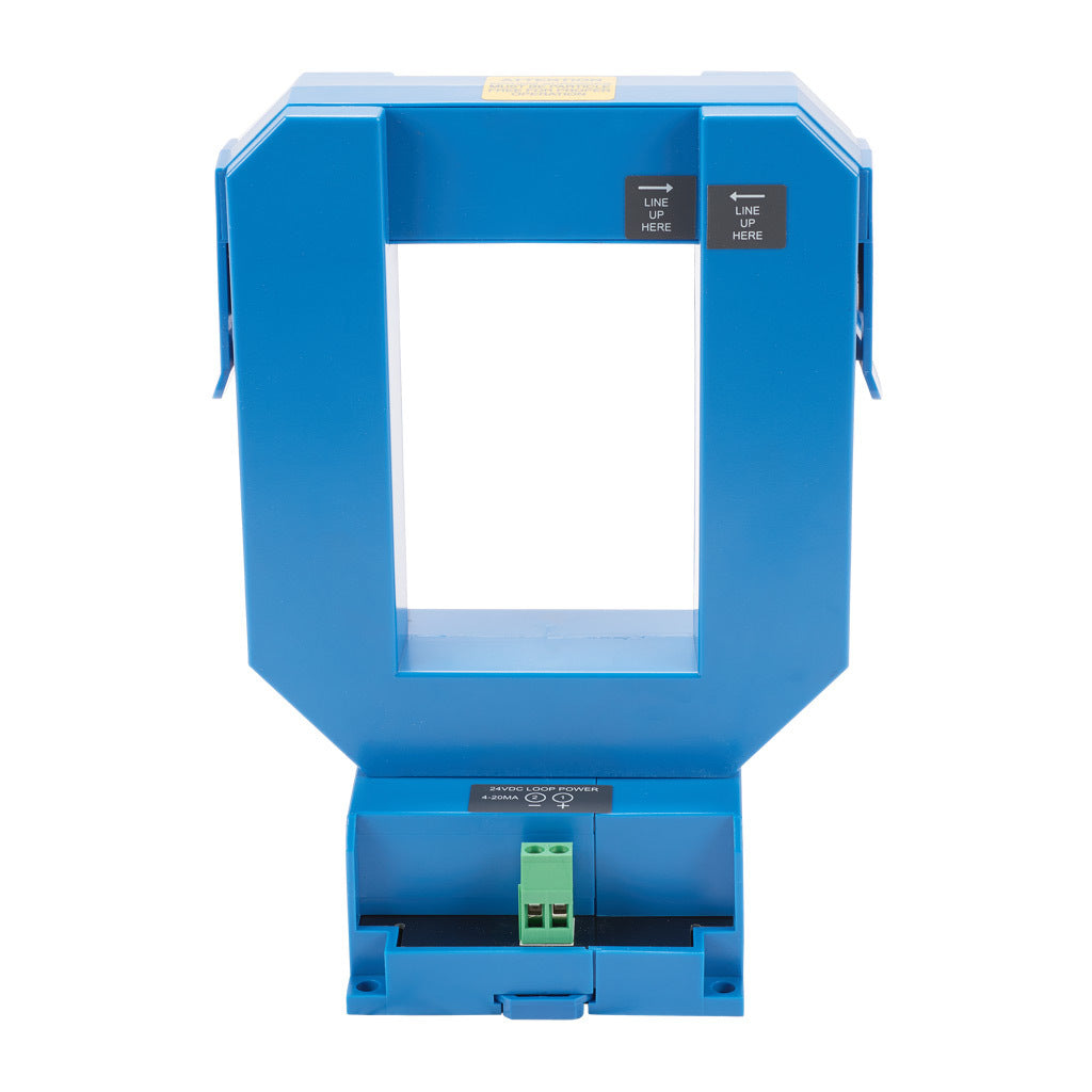 AcuAMP AC current transducer, 1-phase, split core, 0-1200A sensing range, True RMS, 4-20 mA output.-ACTR1200-42L-S