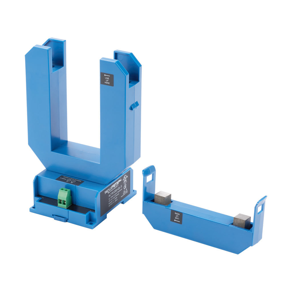 AcuAMP AC current transducer, 1-phase, split core, 0-1200A sensing range, True RMS, 4-20 mA output.-ACTR1200-42L-S