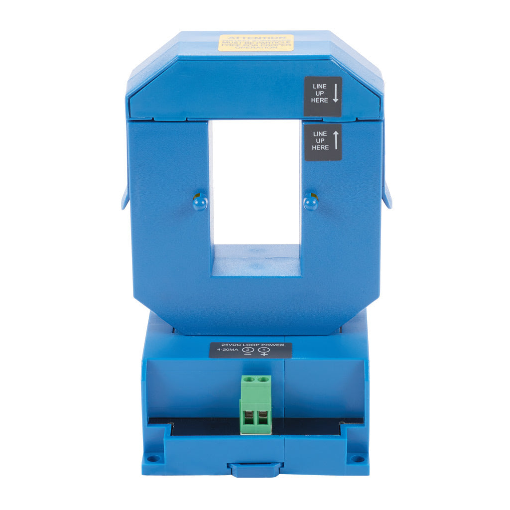 AcuAMP AC current transducer, 1-phase, split core, 0-400A sensing range, True RMS, 4-20 mA output.-ACTR400-42L-S