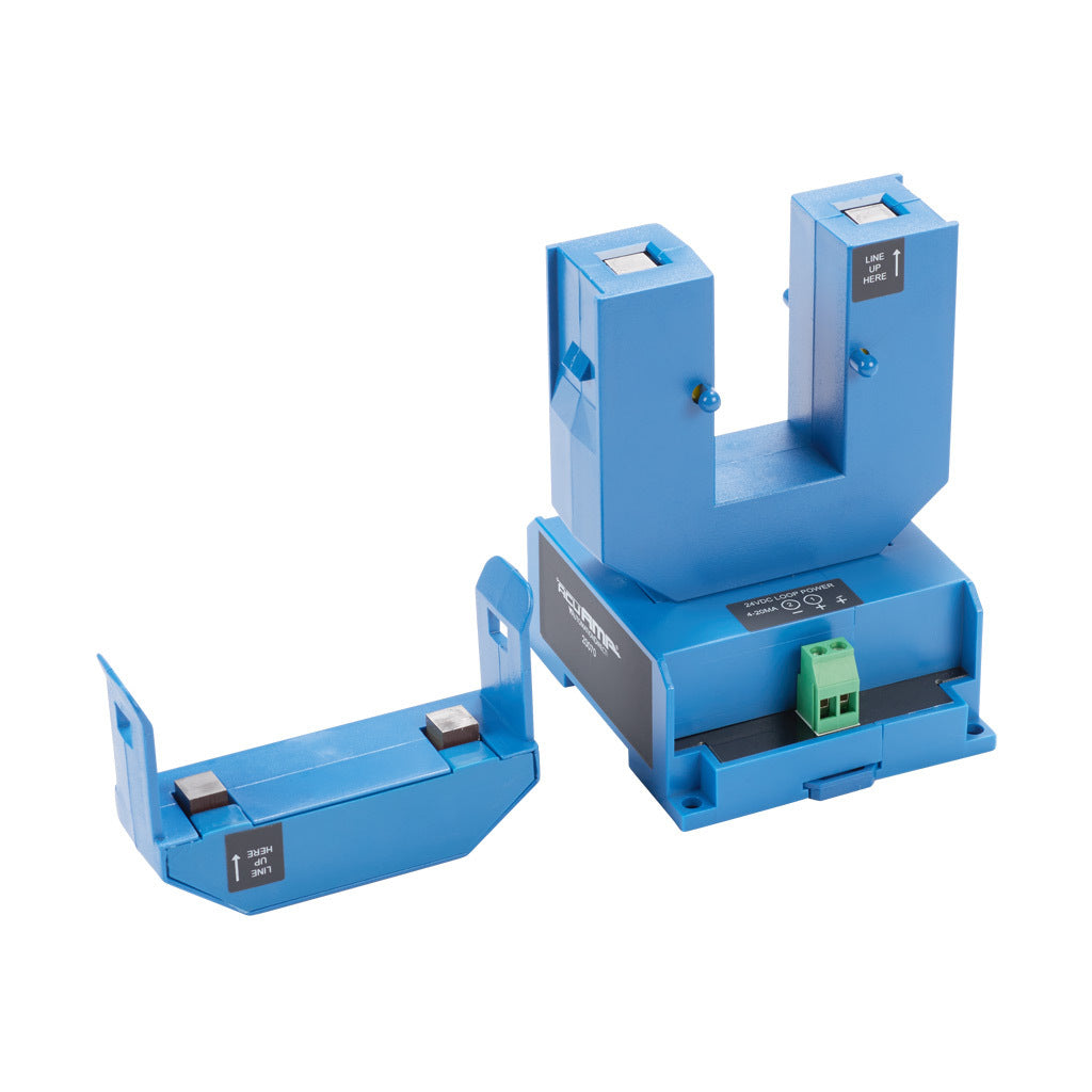 AcuAMP AC current transducer, 1-phase, split core, 0-400A sensing range, True RMS, 4-20 mA output.-ACTR400-42L-S