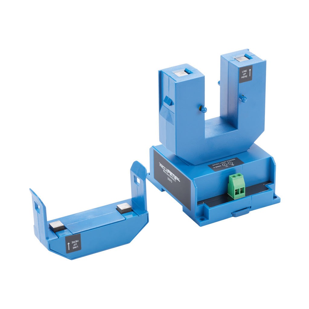 AcuAMP AC current transducer, 1-phase, split core, 0-600A sensing range, True RMS, 4-20 mA output.-ACTR600-42L-S